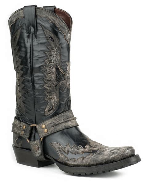 Men's Outlaw Eagle Biker Boots – Skip's Western .